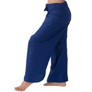 blue thai fisherman pants full length beach trousers