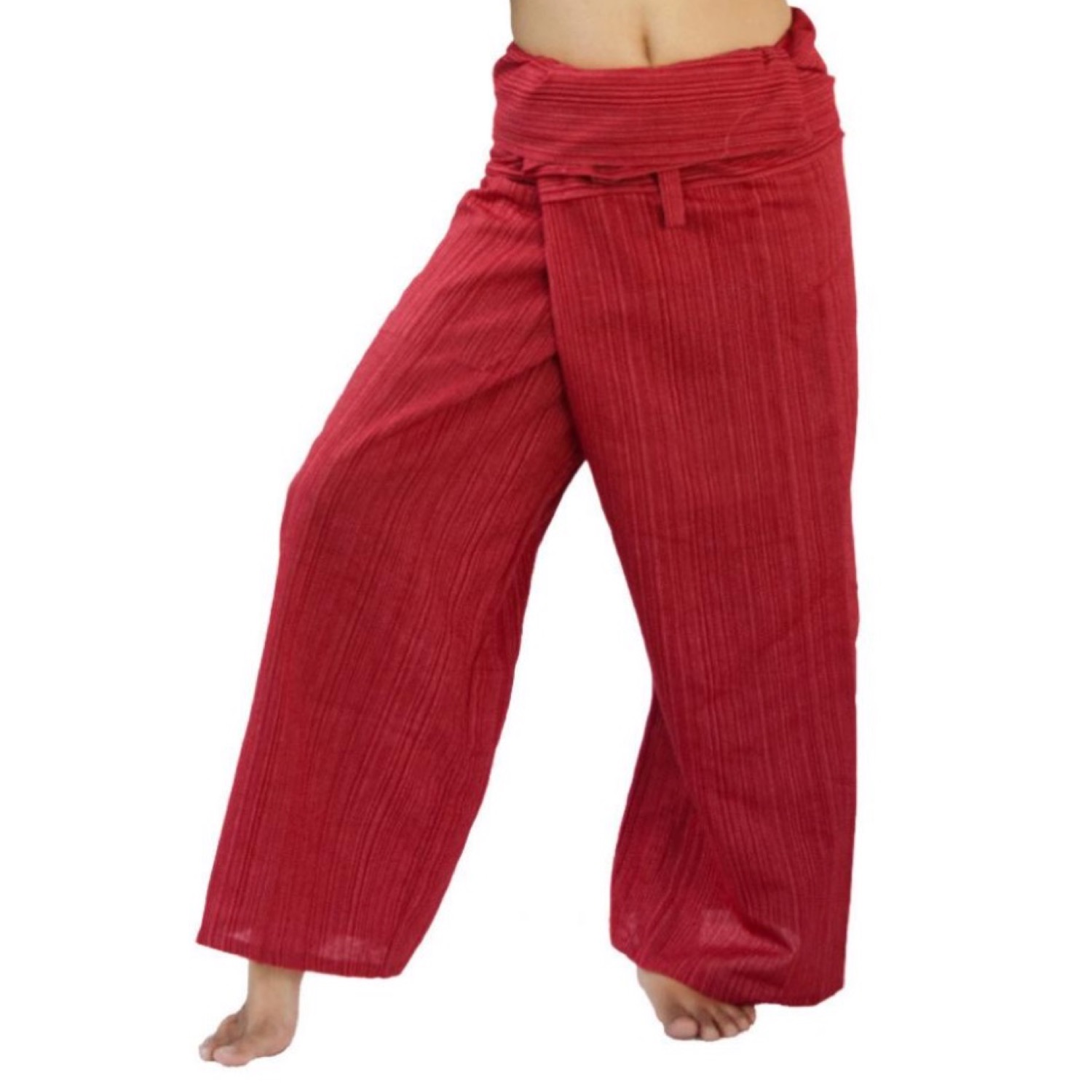 Drawstring Pants for Men 100% Cotton Gauze. Natural Color.