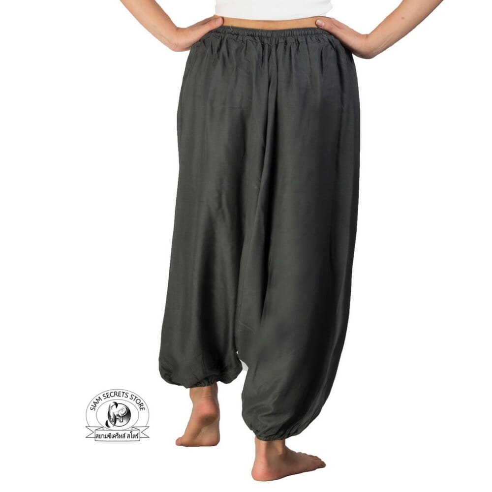 Seva Harem Pants Grey | Cilento Designer Wear