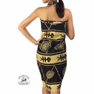 yellow sarong skirt