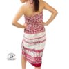 Maroon Elephant Beach cover-up