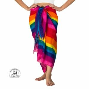 shop for stunning rainbow swim suit cover-up sarong