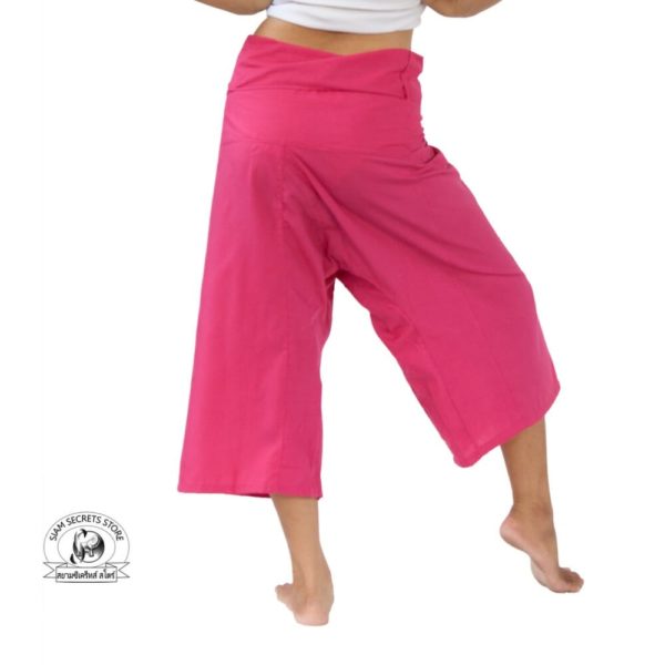 massage pants tai chi pants yoga wrap trousers pink