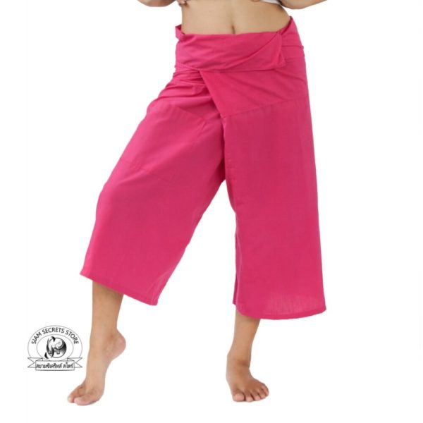 massage pants tai chi pants yoga wrap trousers pink fisherman pants