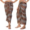 leopard print sarong bikini wrap
