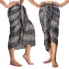 grey and white leopard sarong