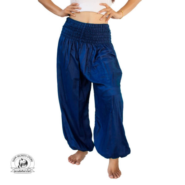 blue aladdin pants unisex