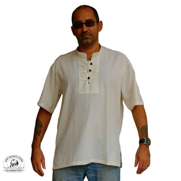 Real cotton shirt asian design