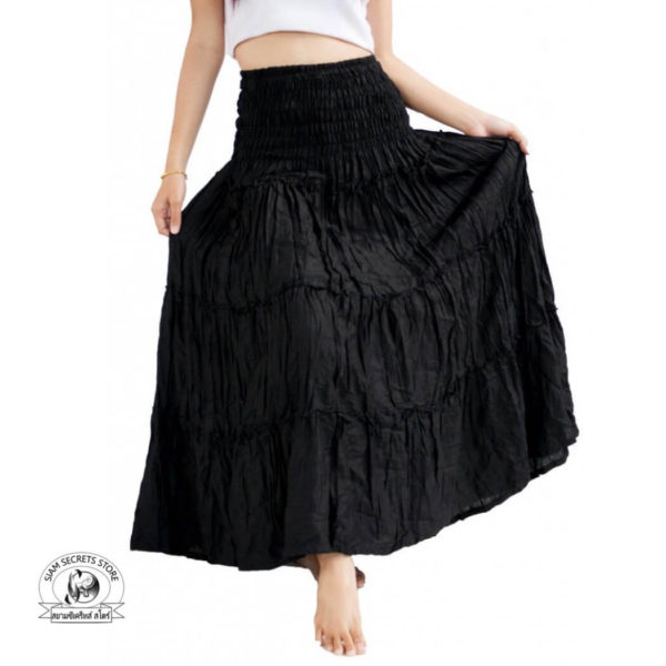 black skirt dress combo 2 ways