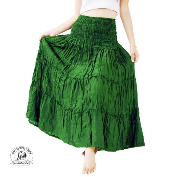 green skirt dress combo 2 ways